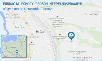 HOSPICJUM STACJONARNE - FUNDACJA POMOCY OSOBOM NIEPEŁNOSPRAWNYM - UL. STRÓZE 622,  STRÓŻE