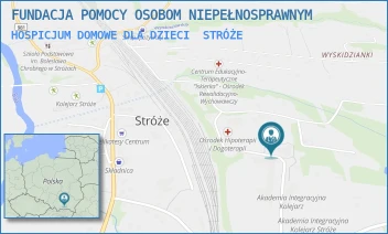 HOSPICJUM DOMOWE DLA DZIECI - FUNDACJA POMOCY OSOBOM NIEPEŁNOSPRAWNYM - UL. STRÓZE 622,  STRÓŻE