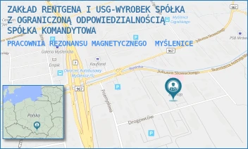PRACOWNIA REZONANSU MAGNETYCZNEGO - DIAGNOSTYKA WYROBEK SPÓŁKA Z OGRANICZONĄ ODPOWIEDZIALNOŚCIĄ - UL. DROGOWCÓW 5,  MYŚLENICE