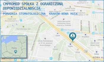 PORADNIA STOMATOLOGICZNA - CMPROMED SPÓŁKA Z OGRANICZONĄ ODPOWIEDZIALNOŚCIĄ - OSIEDLE CENTRUM C 8,  KRAKÓW-NOWA HUTA