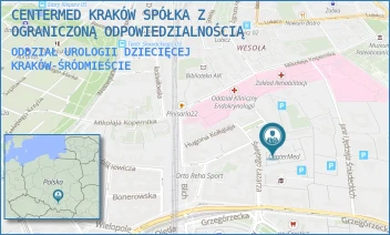 ODDZIAŁ UROLOGII DZIECIĘCEJ - CENTERMED KRAKÓW SPÓŁKA Z OGRANICZONĄ ODPOWIEDZIALNOŚCIĄ - UL. ŚW. ŁAZARZA 14,  KRAKÓW-ŚRÓDMIEŚCIE