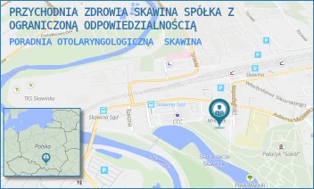 PORADNIA OTOLARYNGOLOGICZNA - PRZYCHODNIA ZDROWIA SKAWINA SPÓŁKA Z OGRANICZONĄ ODPOWIEDZIALNOŚCIĄ - UL. NIEPODLEGŁOŚCI 12,  SKAWINA