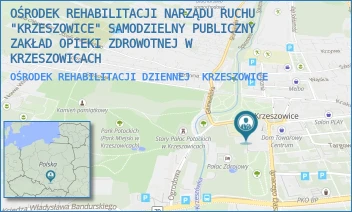 OŚRODEK REHABILITACJI DZIENNEJ - MAŁOPOLSKI SZPITAL REHABILITACYJNY W KRZESZOWICACH - UL. IGNACEGO DASZYŃSKIEGO 1,  KRZESZOWICE