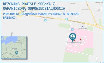 PRACOWNIA REZONANSU MAGNETYCZNEGO W BRZESKU - REZONANS POWIŚLE SPÓŁKA Z OGRANICZONĄ ODPOWIEDZIALNOŚCIĄ - UL. TADEUSZA KOŚCIUSZKI 68,  BRZESKO