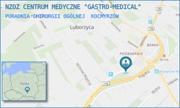 PORADNIA CHIRURGII OGÓLNEJ - NZOZ CENTRUM MEDYCZNE "GASTRO-MEDICAL" - UL. SPÓŁDZIELCÓW 3,  KOCMYRZÓW