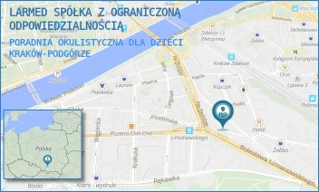 PORADNIA OKULISTYCZNA DLA DZIECI - LARMED SPÓŁKA Z OGRANICZONĄ ODPOWIEDZIALNOŚCIĄ - LWOWSKA 17/1,  KRAKÓW-PODGÓRZE