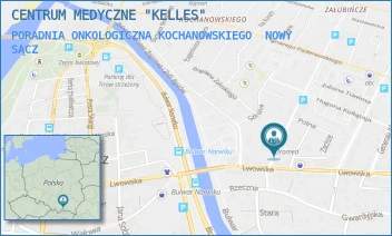 PORADNIA ONKOLOGICZNA KOCHANOWSKIEGO - CENTRUM MEDYCZNE "KELLES" - UL. JANA KOCHANOWSKIEGO 2,  NOWY SĄCZ