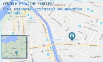 DZIAŁ (PRACOWNIA) FIZJOTERAPII KOCHANOWSKIEGO - CENTRUM MEDYCZNE "KELLES" - UL. JANA KOCHANOWSKIEGO 2,  NOWY SĄCZ