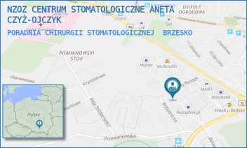 PORADNIA CHIRURGII STOMATOLOGICZNEJ - NZOZ CENTRUM STOMATOLOGICZNE ANETA CZYŻ-OJCZYK - UL. PLAC KUPIECKI 4,  BRZESKO