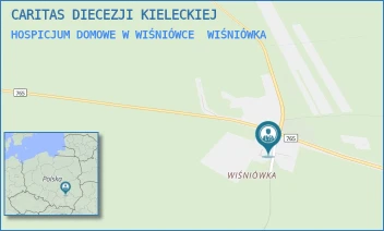 HOSPICJUM DOMOWE W WIŚNIÓWCE - CARITAS DIECEZJI KIELECKIEJ - WIŚNIÓWKA 38/A,  WIŚNIÓWKA