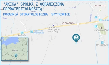 PORADNIA STOMATOLOGICZNA - "AKIKA" SPÓŁKA Z OGRANICZONĄ ODPOWIEDZIALNOŚCIĄ - SPYTKOWICE 29,  SPYTKOWICE