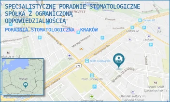 PORADNIA STOMATOLOGICZNA - SPECJALISTYCZNE PORADNIE STOMATOLOGICZNE SPÓŁKA Z OGRANICZONĄ ODPOWIEDZIALNOŚCIĄ - UL. OS.KRAKOWIAKÓW 43,  KRAKÓW