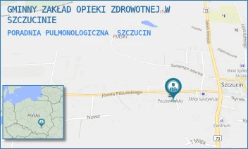 PORADNIA PULMONOLOGICZNA - GMINNY ZAKŁAD OPIEKI ZDROWOTNEJ W SZCZUCINIE - UL. PIŁSUDSKIEGO 15,  SZCZUCIN