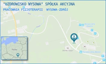 PRACOWNIA FIZJOTERAPII - "UZDROWISKO WYSOWA" SPÓŁKA AKCYJNA - WYSOWA-ZDRÓJ 98,  WYSOWA-ZDRÓJ