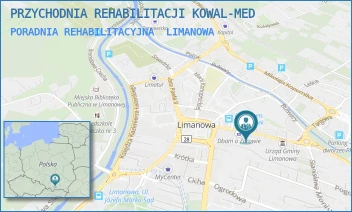 PORADNIA REHABILITACYJNA - PRZYCHODNIA REHABILITACJI KOWAL-MED - UL. MATKI BOSKIEJ BOLESNEJ 10,  LIMANOWA