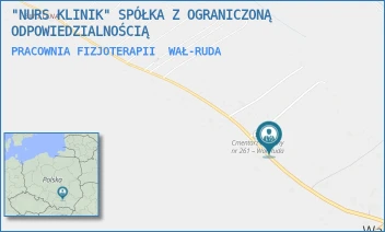 PRACOWNIA FIZJOTERAPII - "NURS KLINIK" SPÓŁKA Z OGRANICZONĄ ODPOWIEDZIALNOŚCIĄ - 1,  WAŁ-RUDA