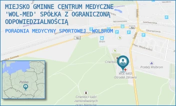 PORADNIA MEDYCYNY SPORTOWEJ - MIEJSKO GMINNE CENTRUM MEDYCZNE "WOL-MED" SPÓŁKA Z OGRANICZONĄ ODPOWIEDZIALNOŚCIĄ - UL. SKALSKA 22,  WOLBROM