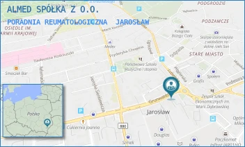 PORADNIA REUMATOLOGICZNA - ALMED SPÓŁKA Z O.O. - UL. GRUNWALDZKA 1,  JAROSŁAW