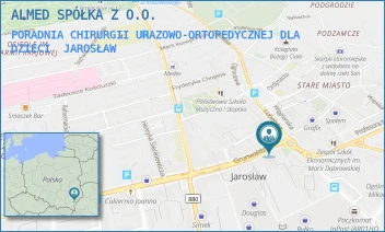 PORADNIA CHIRURGII URAZOWO-ORTOPEDYCZNEJ DLA DZIECI - ALMED SPÓŁKA Z O.O. - UL. GRUNWALDZKA 1,  JAROSŁAW