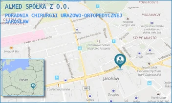 PORADNIA CHIRURGII URAZOWO-ORTOPEDYCZNEJ - ALMED SPÓŁKA Z O.O. - UL. GRUNWALDZKA 1,  JAROSŁAW