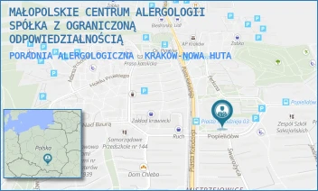 PORADNIA ALERGOLOGICZNA - MAŁOPOLSKIE CENTRUM ALERGOLOGII SPÓŁKA Z OGRANICZONĄ ODPOWIEDZIALNOŚCIĄ - UL. OS. PIASTÓW 40,  KRAKÓW-NOWA HUTA