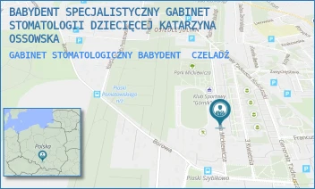 GABINET STOMATOLOGICZNY BABYDENT - BABYDENT SPECJALISTYCZNY GABINET STOMATOLOGII DZIECIĘCEJ KATARZYNA OSSOWSKA - UL. ADAMA MICKIEWICZA 27,  CZELADŹ