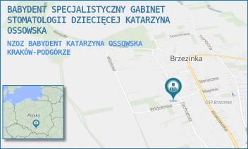 NZOZ BABYDENT KATARZYNA OSSOWSKA - BABYDENT SPECJALISTYCZNY GABINET STOMATOLOGII DZIECIĘCEJ KATARZYNA OSSOWSKA - UL. ZACHODNIA 5/1A,  KRAKÓW-PODGÓRZE