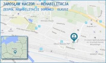 ZESPÓŁ REHABILITACJI DOMOWEJ - JAROSŁAW KACZOR - REHABILITACJA - UL. KRÓLA KAZIMIERZA WIELKIEGO 63,  OLKUSZ