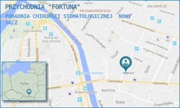 PORADNIA CHIRURGII STOMATOLOGICZNEJ - PRZYCHODNIA "FORTUNA" - UL. JANA KOCHANOWSKIEGO 4,  NOWY SĄCZ