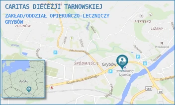 ZAKŁAD/ODDZIAŁ OPIEKUŃCZO-LECZNICZY - CARITAS DIECEZJI TARNOWSKIEJ - UL. RYNEK 10,  GRYBÓW