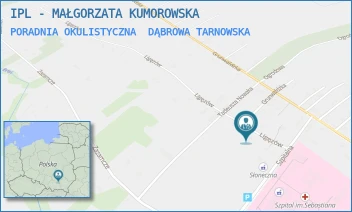 PORADNIA OKULISTYCZNA - IPL - MAŁGORZATA KUMOROWSKA - UL. LIGĘZÓW 5,  DĄBROWA TARNOWSKA