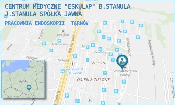 PRACOWNIA ENDOSKOPII - CENTRUM MEDYCZNE "ESKULAP" B.STANULA J.STANULA SPÓŁKA JAWNA - UL. MARII DĄBROWSKIEJ 24,  TARNÓW