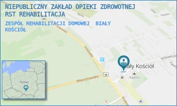 ZESPÓŁ REHABILITACJI DOMOWEJ - NIEPUBLICZNY ZAKŁAD OPIEKI ZDROWOTNEJ RST REHABILITACJA - UL. KRÓLOWEJ JADWIGI 11,  BIAŁY KOŚCIÓŁ