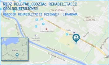 OŚRODEK REHABILITACJI DZIENNEJ - NZOZ REHSTAB ODDZIAŁ REHABILITACJI OGÓLNOUSTROJOWEJ - UL. JÓZEFA PIŁSUDSKIEGO 53,  LIMANOWA