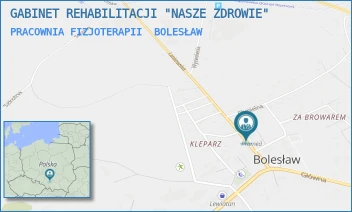 PRACOWNIA FIZJOTERAPII - GABINET REHABILITACJI "NASZE ZDROWIE" - UL. LASKOWSKA 4A,  BOLESŁAW