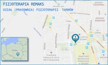 DZIAŁ (PRACOWNIA) FIZJOTERAPII - FIZJOTERAPIA REMAKS - UL. KAZIMIERZA PUŁASKIEGO 91,  TARNÓW