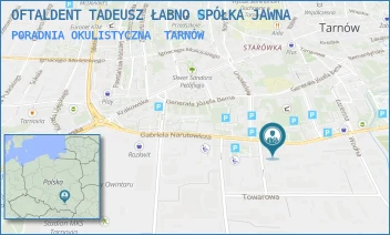 PORADNIA OKULISTYCZNA - OFTALDENT TADEUSZ ŁABNO SPÓŁKA JAWNA - GABRIELA NARUTOWICZA 25,  TARNÓW