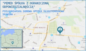 PIELĘGNIARSKA DOMOWA OPIEKA DŁUGOTERMINOWA - "PEMED SPÓŁKA Z OGRANICZONĄ ODPOWIEDZIALNOŚCIĄ" - UL. KORABNICKA 7A,  SKAWINA