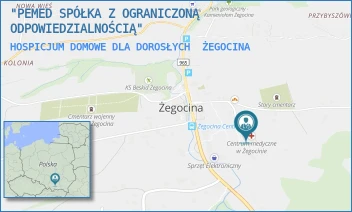 HOSPICJUM DOMOWE DLA DOROSŁYCH - "PEMED SPÓŁKA Z OGRANICZONĄ ODPOWIEDZIALNOŚCIĄ" - UL. 232,  ŻEGOCINA