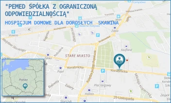 HOSPICJUM DOMOWE DLA DOROSŁYCH - "PEMED SPÓŁKA Z OGRANICZONĄ ODPOWIEDZIALNOŚCIĄ" - UL. KORABNICKA 7A,  SKAWINA