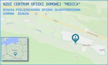 BIAŁKA-PIELĘGNIARSKA OPIEKA DŁUGOTERMINOWA DOMOWA - NZOZ CENTRUM OPIEKI DOMOWEJ "MEDICA" - UL. BIAŁKA 598,  BIAŁKA