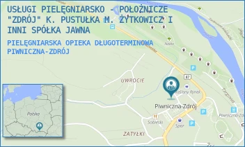 PIELĘGNIARSKA OPIEKA DŁUGOTERMINOWA - USŁUGI PIELĘGNIARSKO - POŁOŻNICZE "ZDRÓJ" K. PUSTUŁKA M. ŻYTKOWICZ I INNI SPÓŁKA JAWNA - UL. OGRODOWA 2,  PIWNICZNA-ZDRÓJ