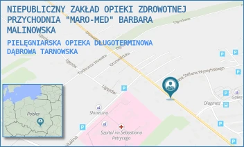 PIELĘGNIARSKA OPIEKA DŁUGOTERMINOWA - NIEPUBLICZNY ZAKŁAD OPIEKI ZDROWOTNEJ PRZYCHODNIA "MARO-MED" BARBARA MALINOWSKA - GRUNWALDZKA 28E,  DĄBROWA TARNOWSKA