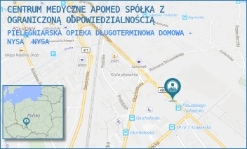 PIELĘGNIARSKA OPIEKA DŁUGOTERMINOWA DOMOWA - NYSA - CENTRUM MEDYCZNE APOMED SPÓŁKA Z OGRANICZONĄ ODPOWIEDZIALNOŚCIĄ - UL. MARSZAŁKA JÓZEFA PIŁSUDSKIEGO 47,  NYSA