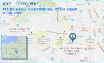 PIELĘGNIARSKA DŁUGOTERMINOWA OPIEKA DOMOWA - MKW SPÓŁKA AKCYJNA - KOŚCIUSZKI 60,  BUSKO-ZDRÓJ