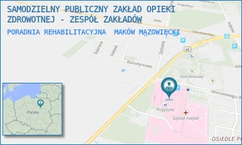 PORADNIA REHABILITACYJNA - SAMODZIELNY PUBLICZNY ZAKŁAD OPIEKI ZDROWOTNEJ - ZESPÓŁ ZAKŁADÓW - WITOSA 2,  MAKÓW MAZOWIECKI