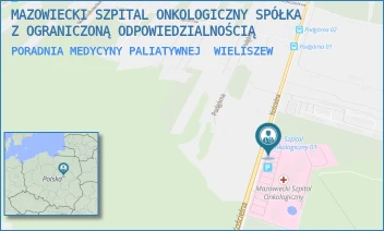 PORADNIA MEDYCYNY PALIATYWNEJ - MAZOWIECKI SZPITAL ONKOLOGICZNY SPÓŁKA Z OGRANICZONĄ ODPOWIEDZIALNOŚCIĄ - KOŚCIELNA 61,  WIELISZEW