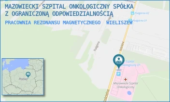 PRACOWNIA REZONANSU MAGNETYCZNEGO - MAZOWIECKI SZPITAL ONKOLOGICZNY SPÓŁKA Z OGRANICZONĄ ODPOWIEDZIALNOŚCIĄ - KOŚCIELNA 61,  WIELISZEW