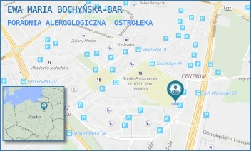 PORADNIA ALERGOLOGICZNA - EWA MARIA BOCHYŃSKA-BAR - MADALIŃSKIEGO 27/49,  OSTROŁĘKA