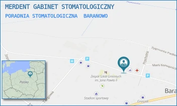 PORADNIA STOMATOLOGICZNA - MERDENT GABINET STOMATOLOGICZNY - NIEPODLEGŁOŚCI 18,  BARANOWO